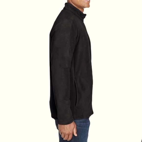 Men's Microfleece Jacket Black XL NWT - Picture 2 of 4